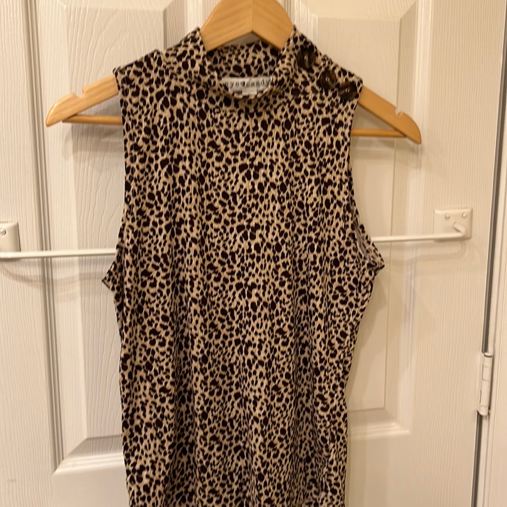 Brown spotted blouse